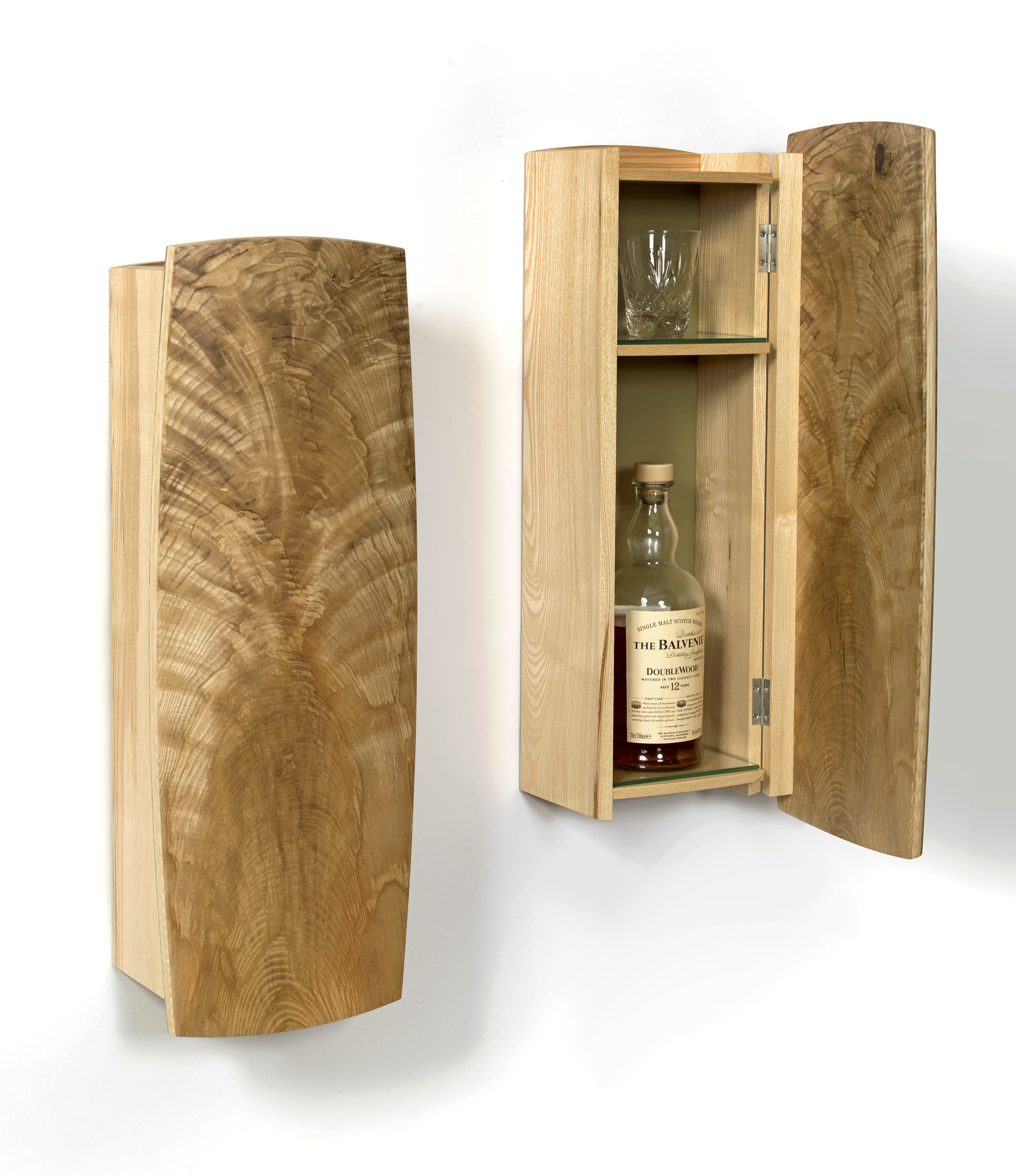 'Spo' (the spotted flycatcher) wallhung drinks cabinet(s)