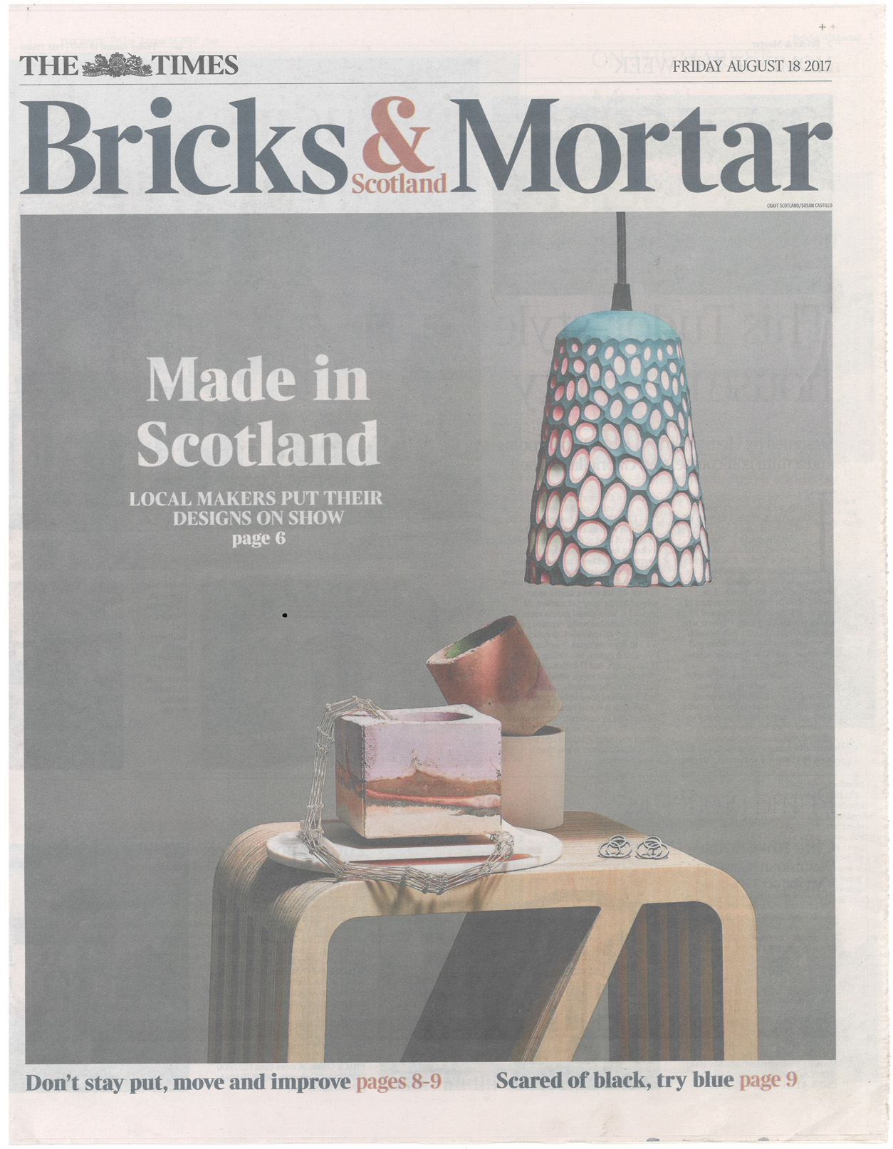 The Times: Craft Scotland Summer Show  - Susan Castillo 