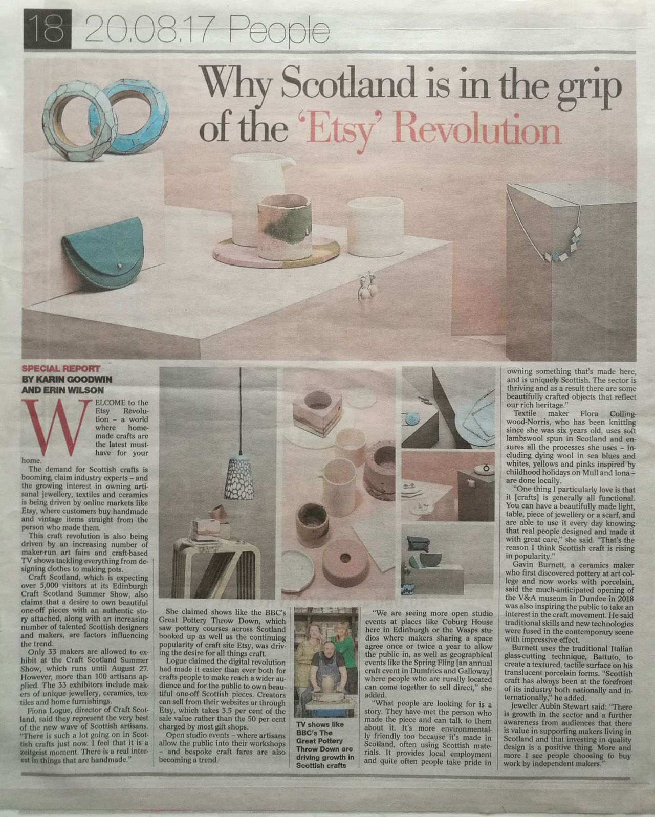 The Herald: Craft Scotland Summer Show