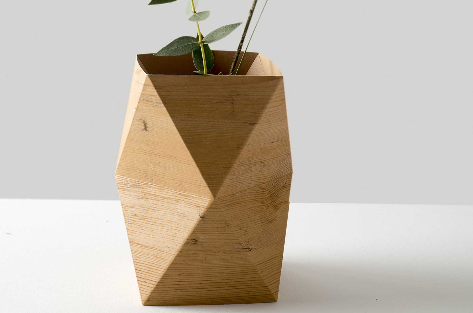 Kate Colin Folded 'wooden' vase