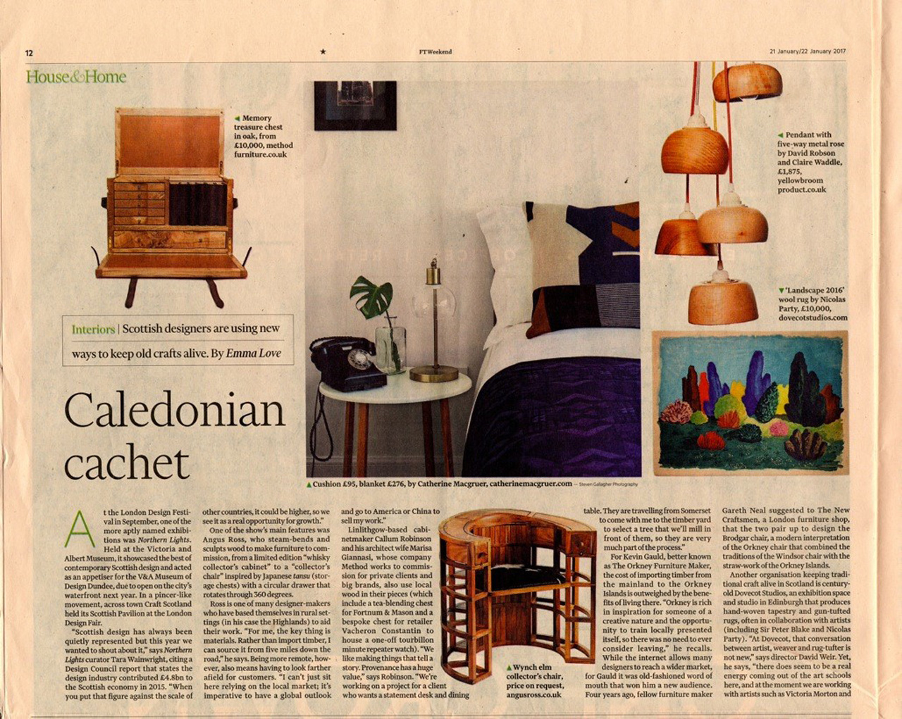 Financial Times: Scotland: Craft & Design - 