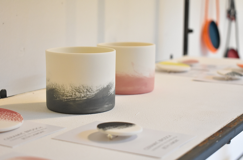 Beth Lamont ceramics display at the Summer Show 2018