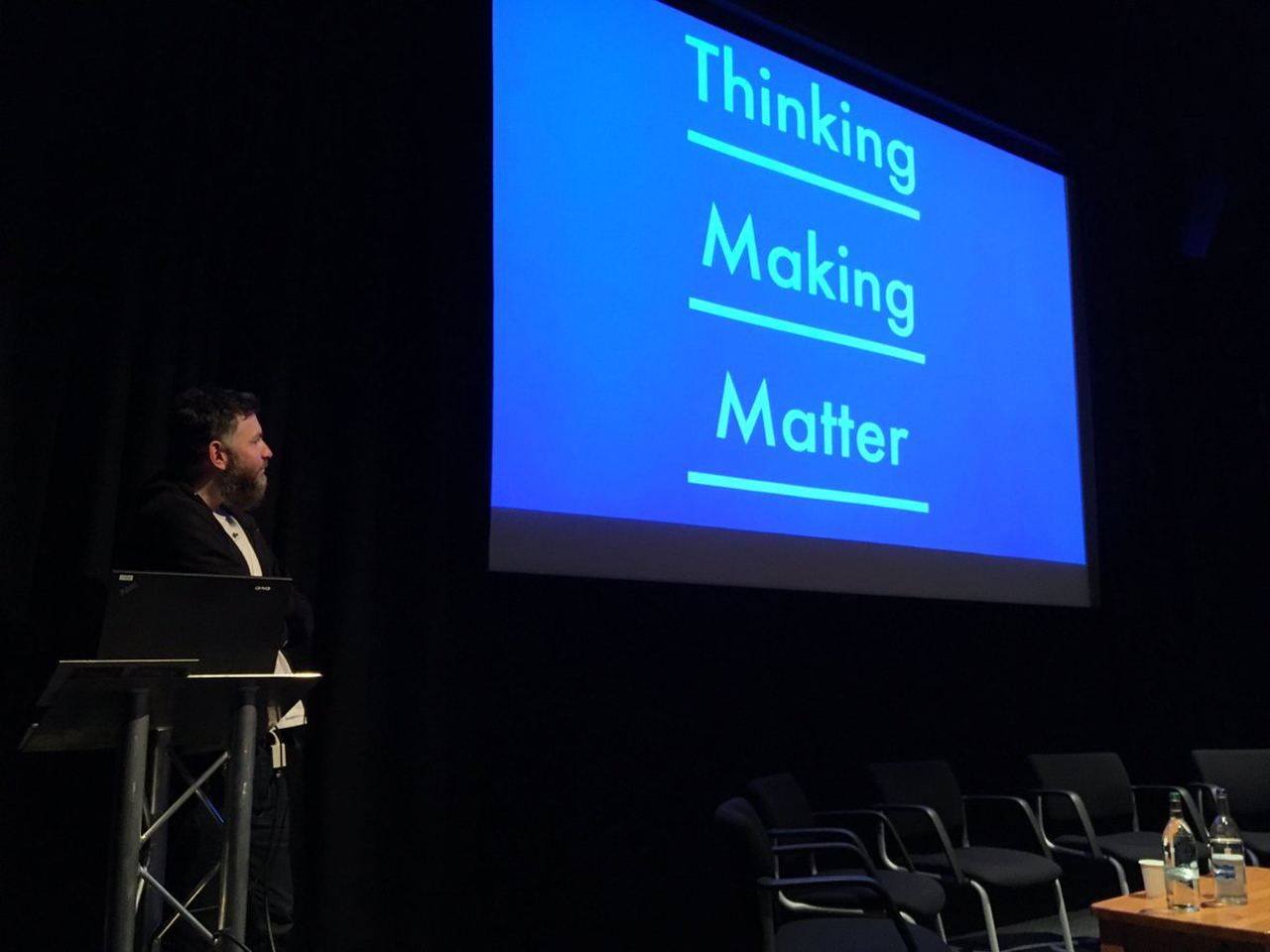 Ted Hunt, Thinking, Making + Matter Symposium />
              </div>
              <div class=