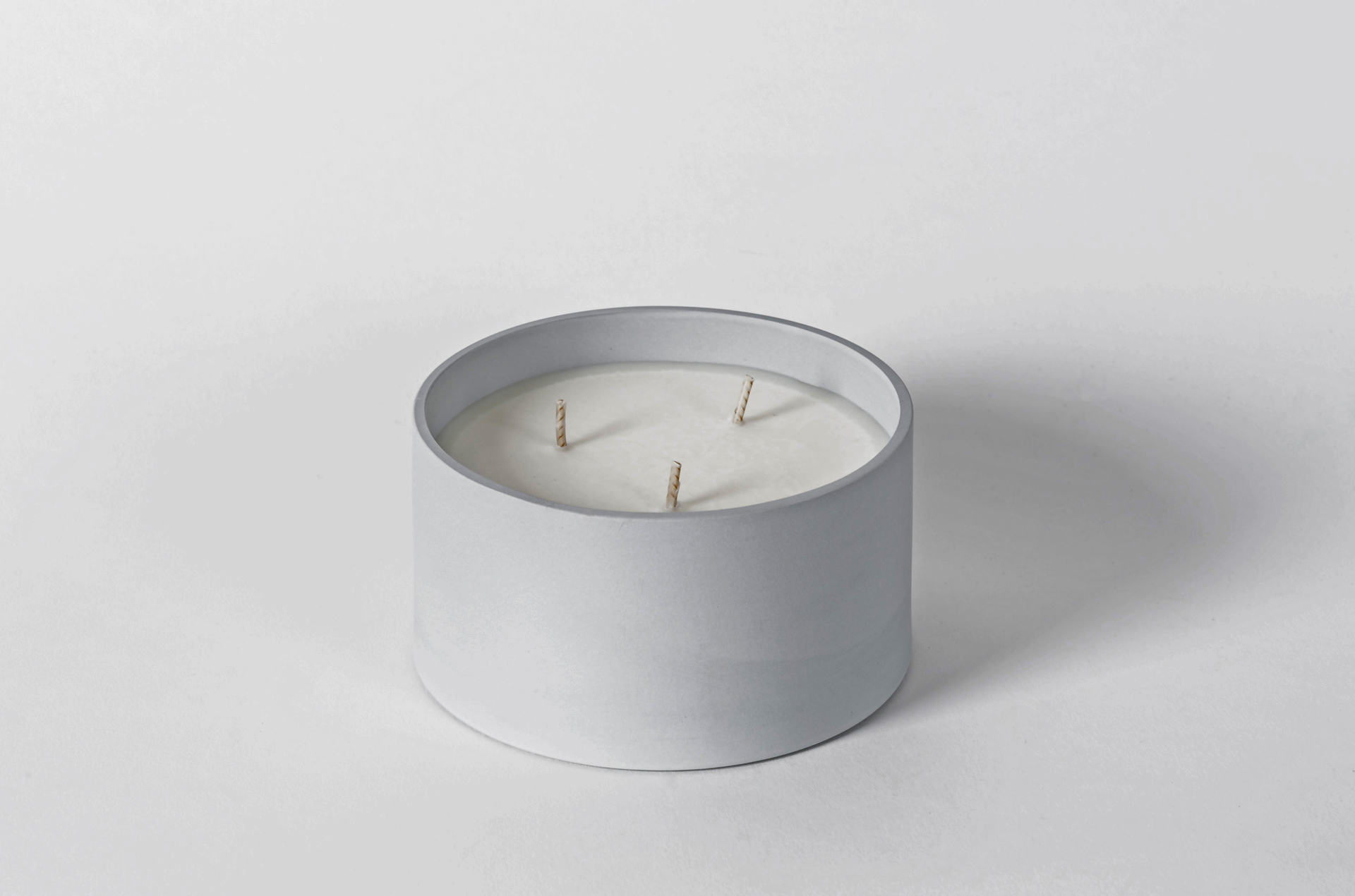 Myer Halliday Three Wick Candle in concrete