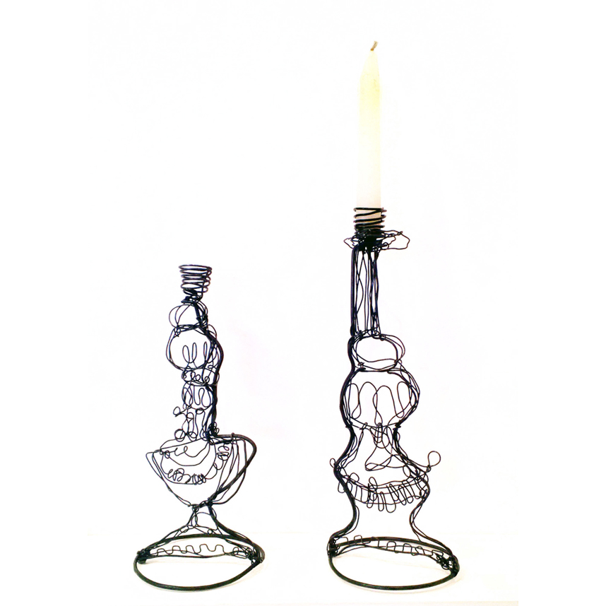 Agnes Jones Blacksmith Candlesticks+