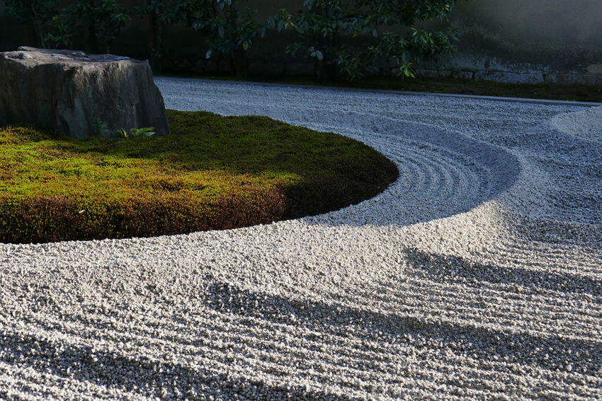 Japanese zen garden