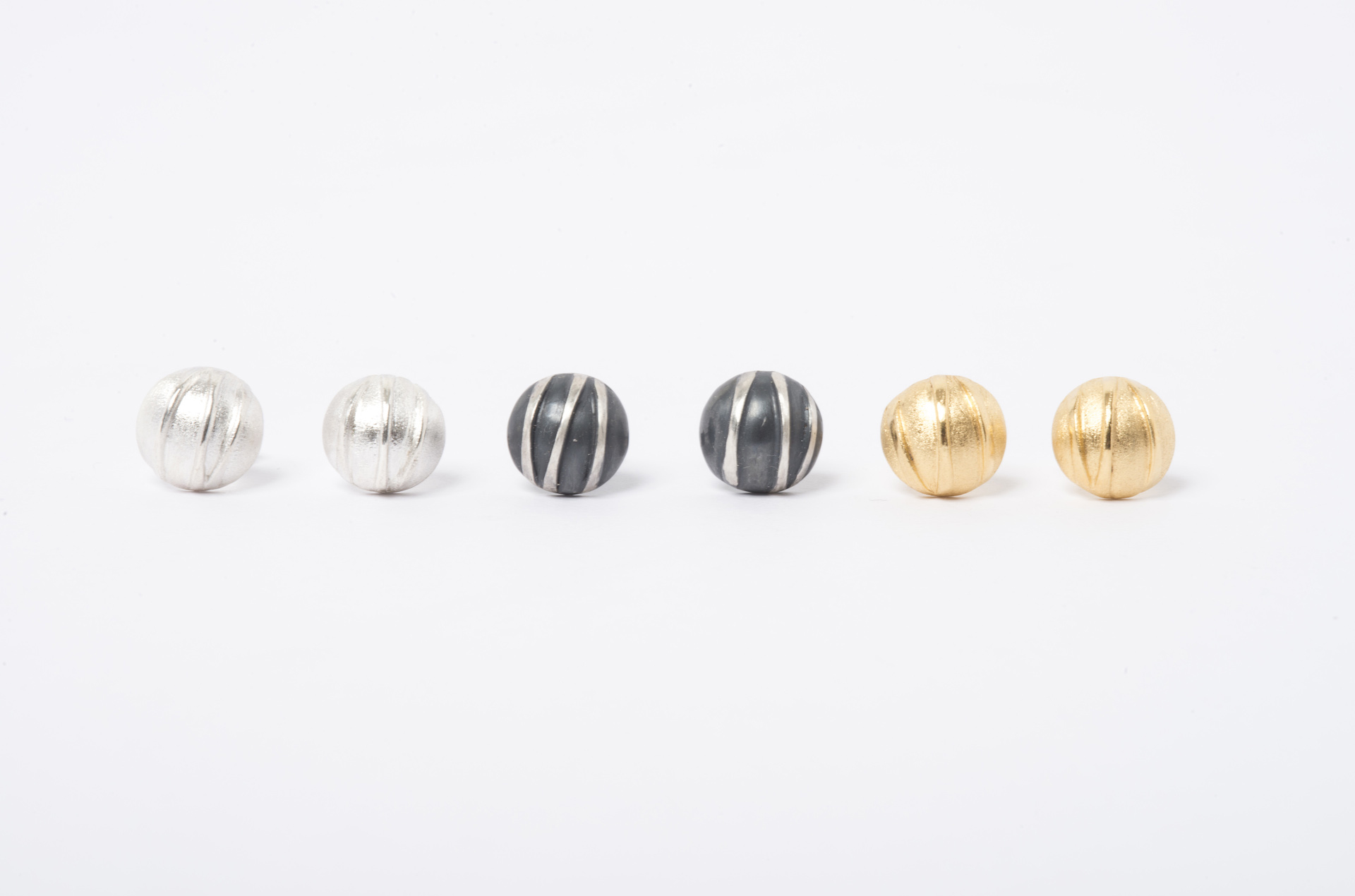 Contrast Domed Studs