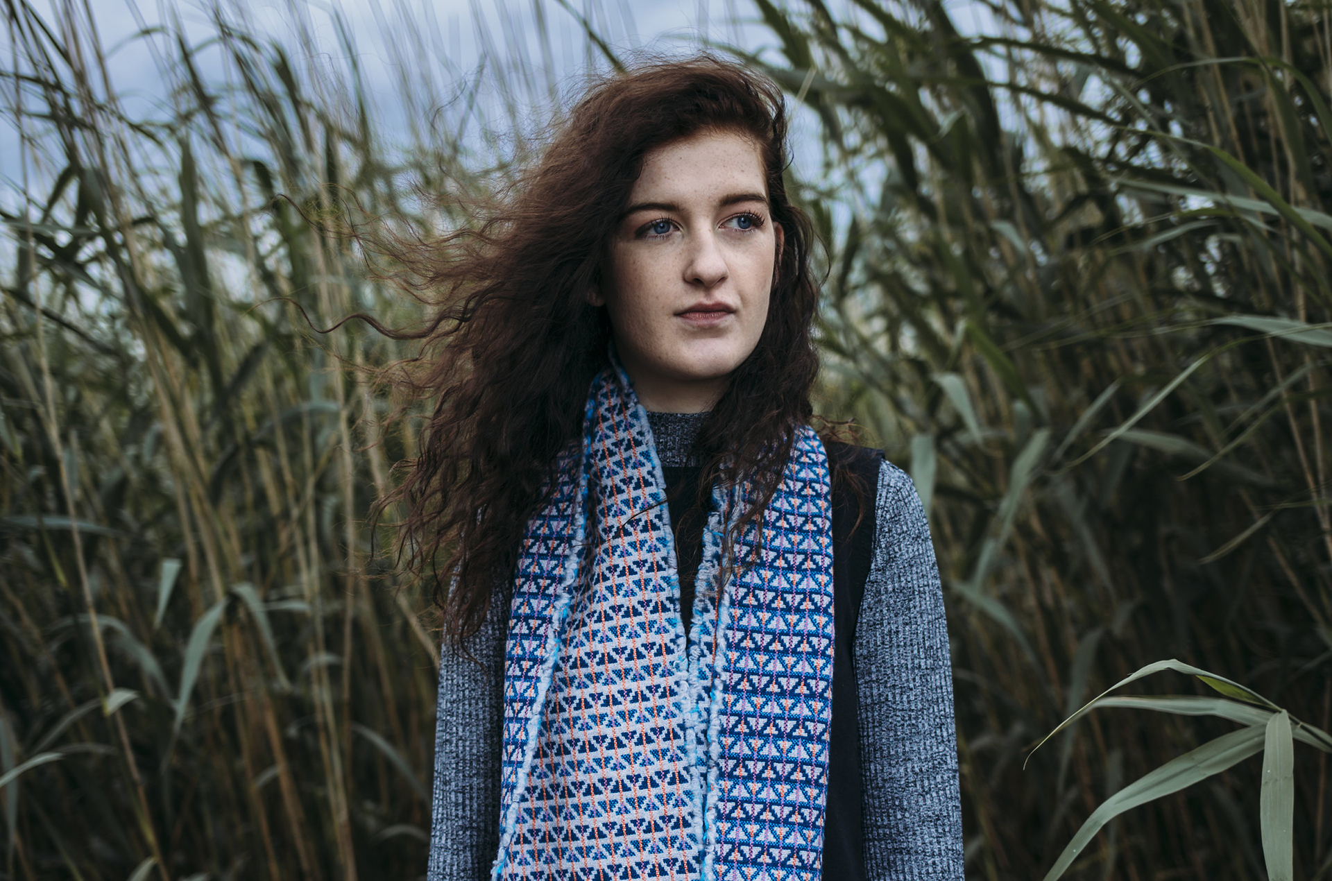 Heather Shields Neon Jazz Scarf