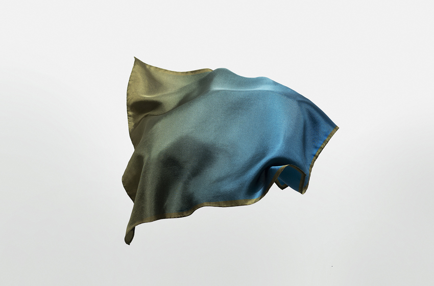 Niki Fulton Moss Silk Neckerchief