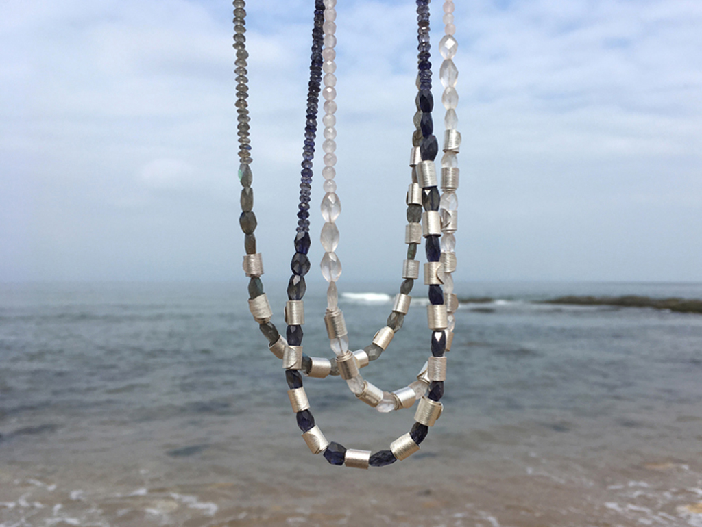 Rolled Wave Necklaces