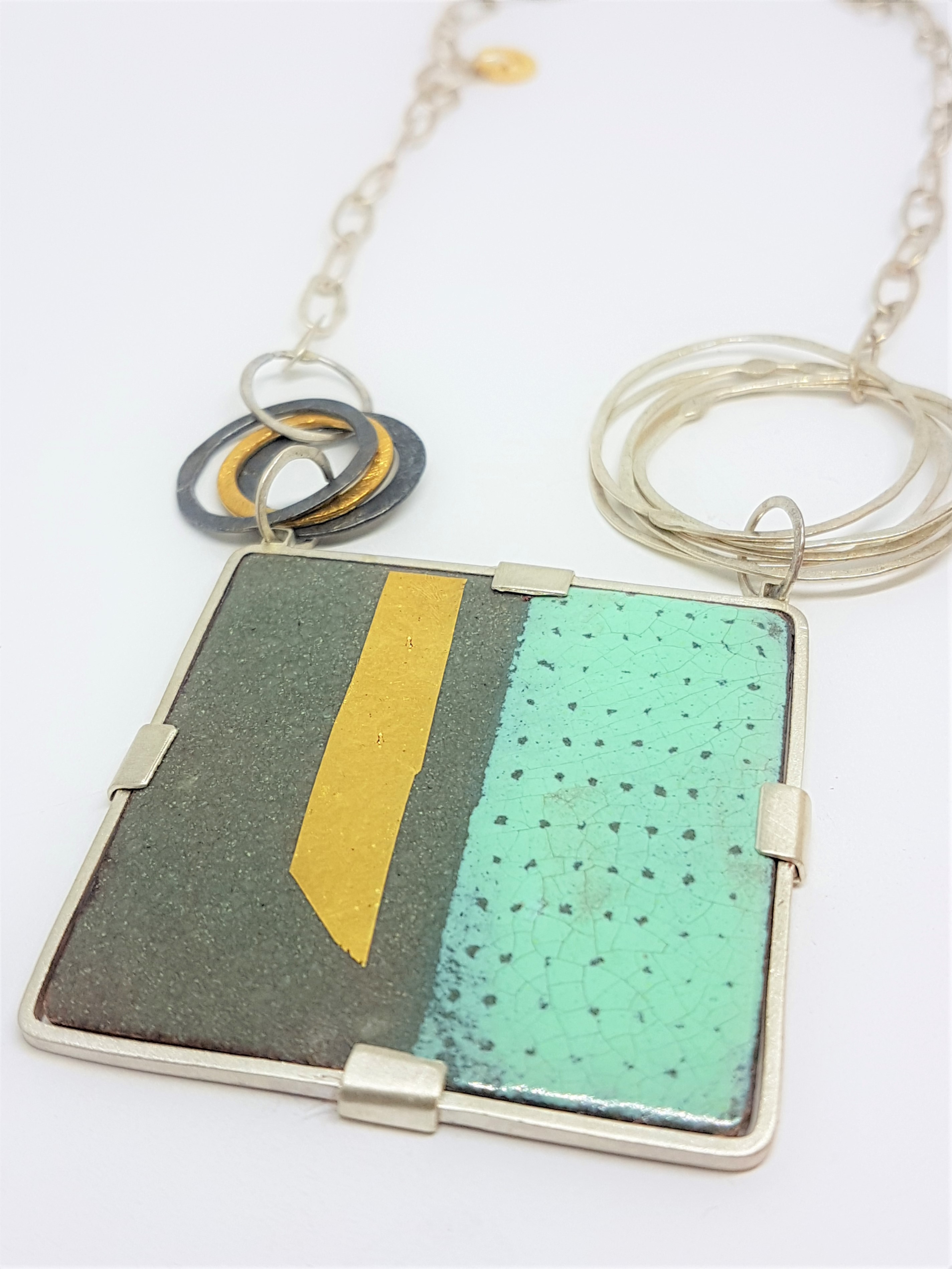 Sea foam necklace.