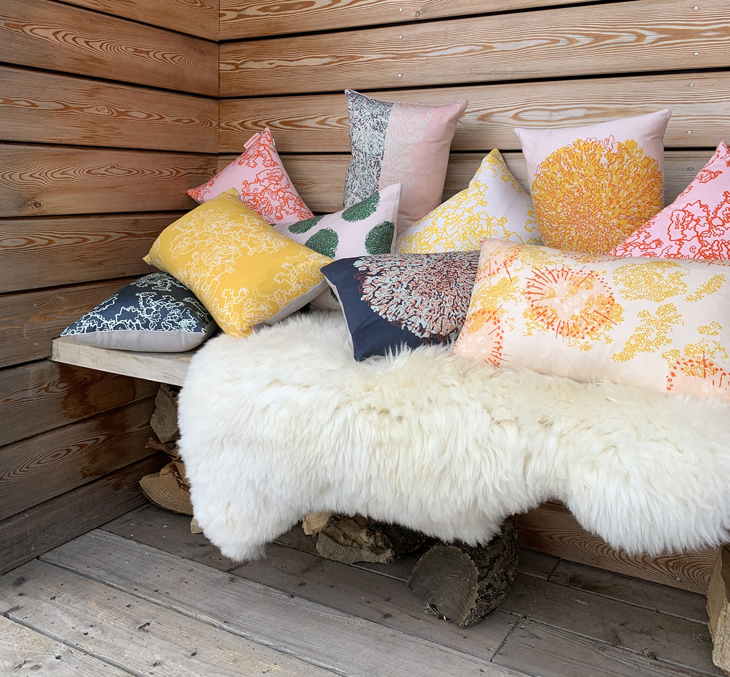 'Lichens' Cushion Collection