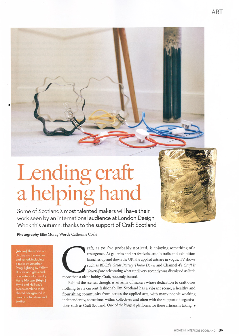 Home & Interiors: Craft & Design (Scotland) - Ellie Morag