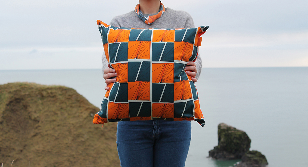 Signals Cushion in Play Colourway