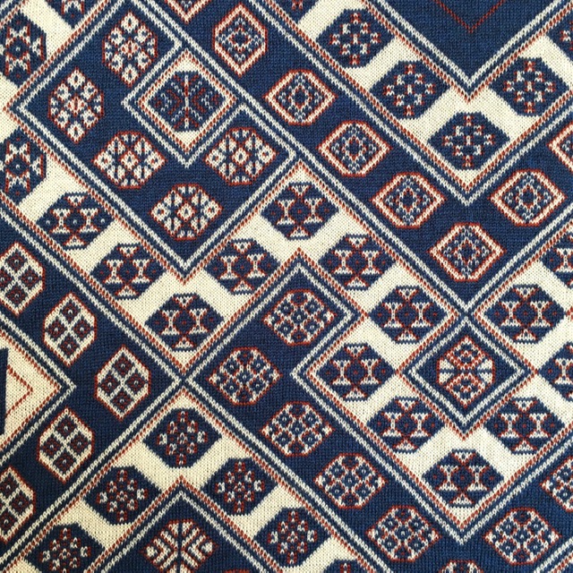 detail of front of fabric