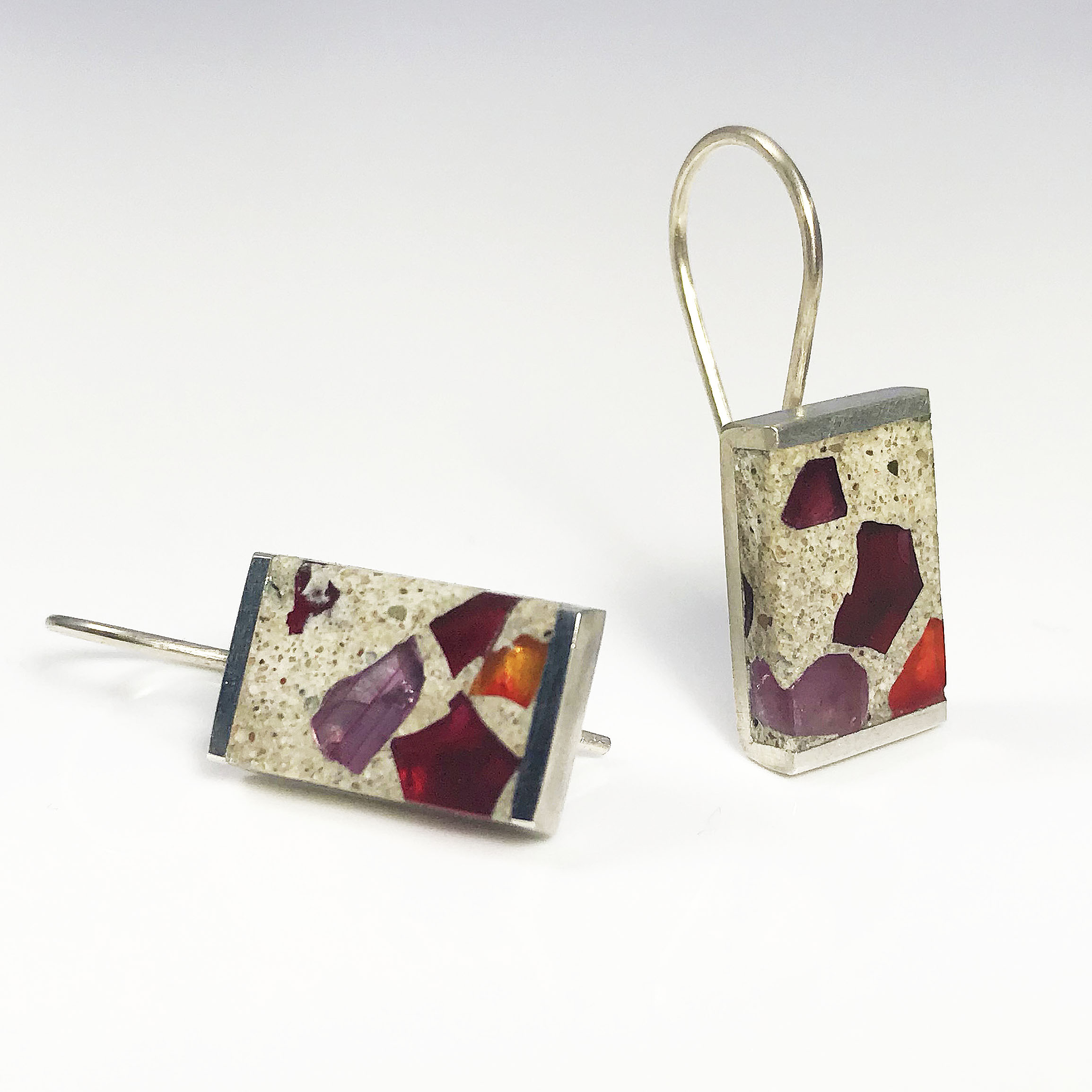 Terrazzo earrings