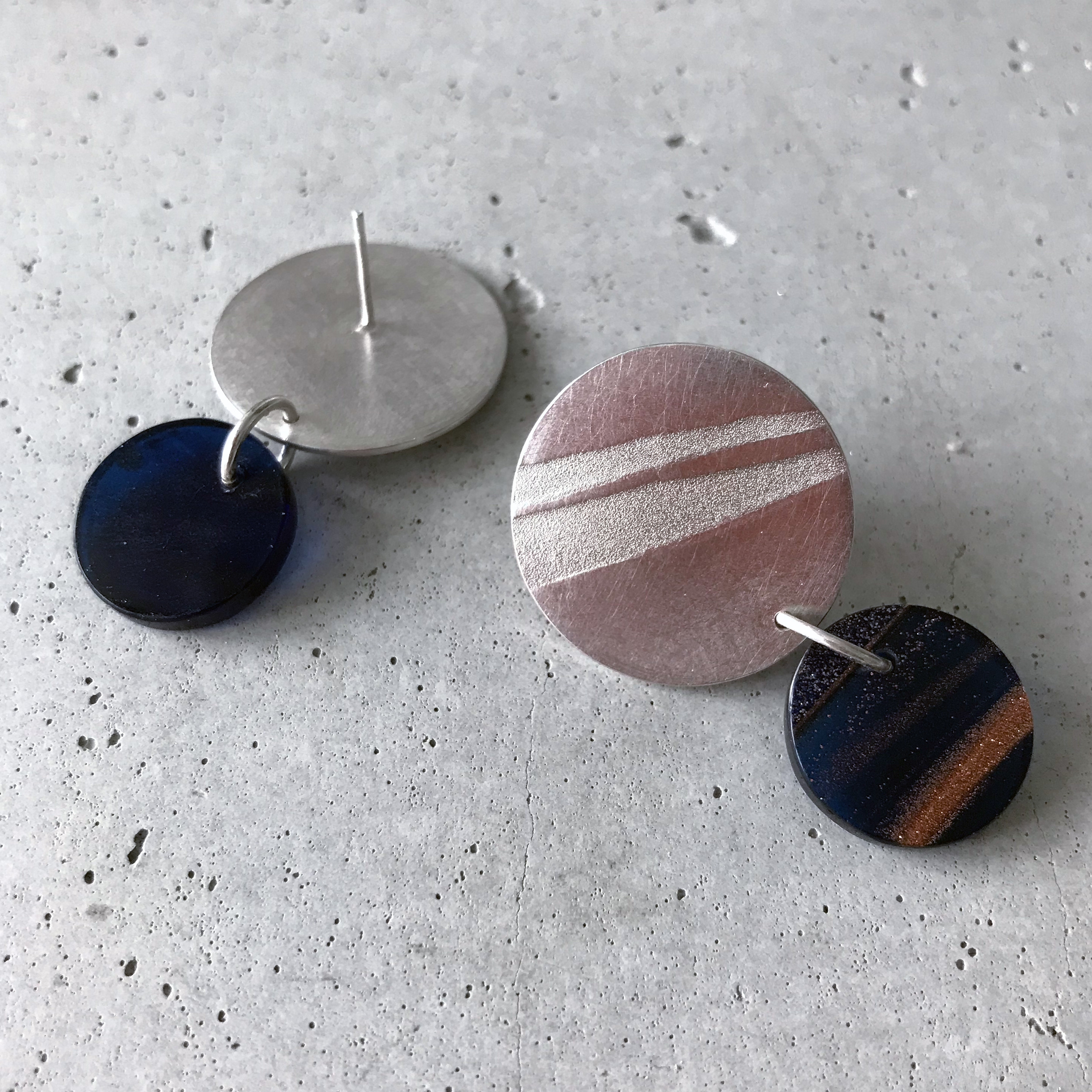 Space earrings