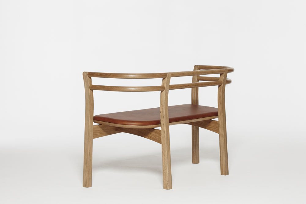 Wu Bench Natural Oak