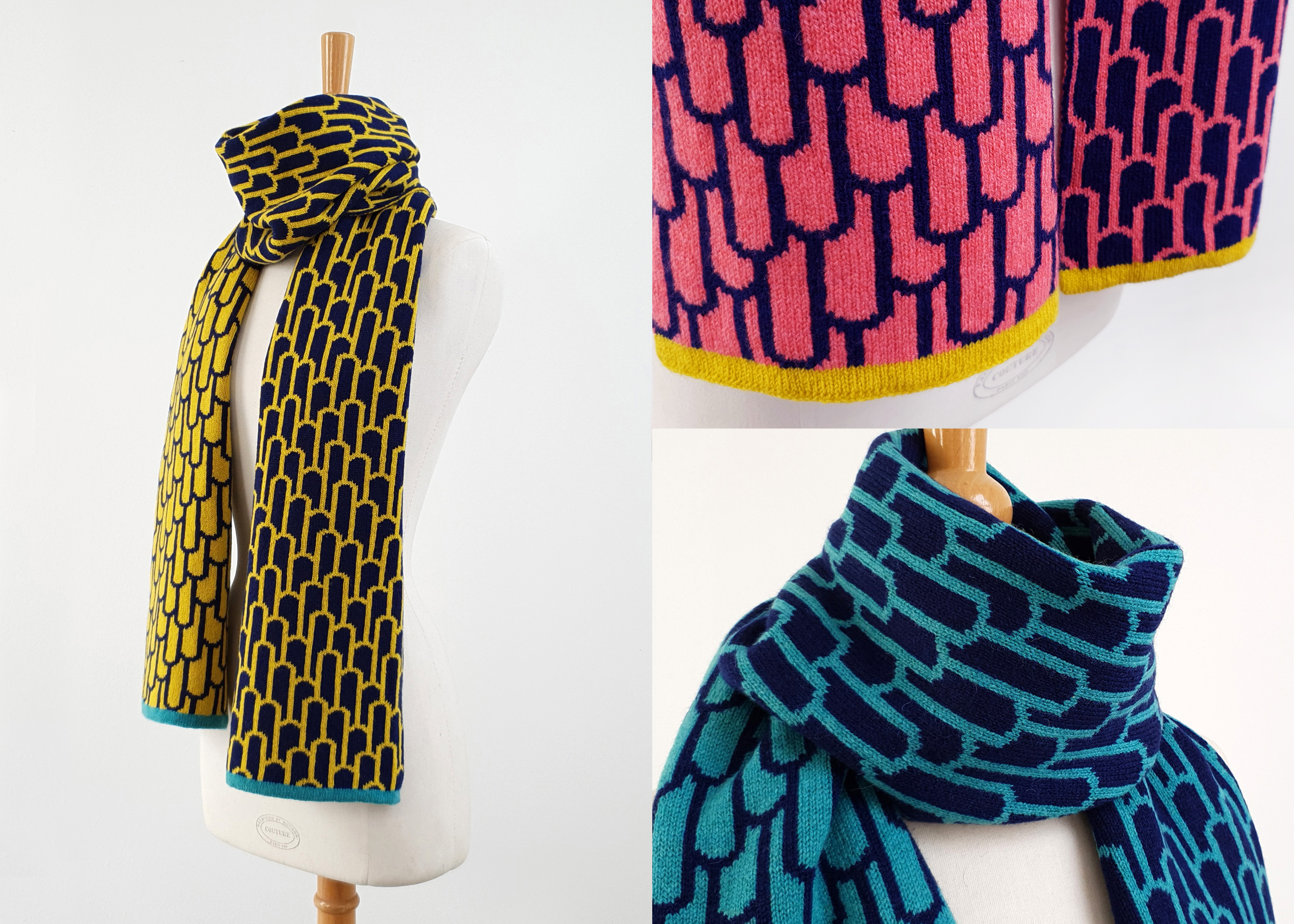 Arch Reversible Lambswool Scarves