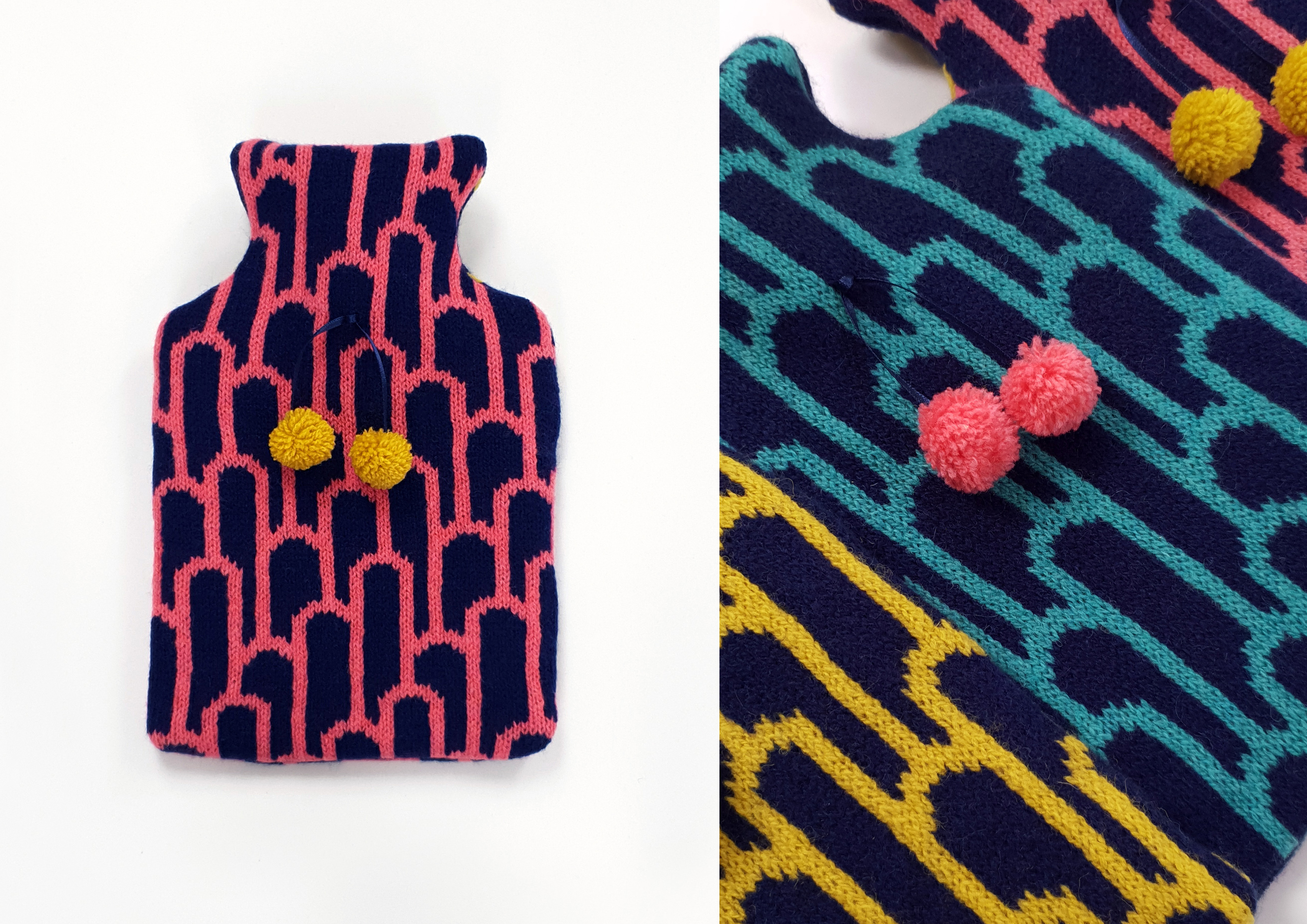 Arch Lambswool Mini Hot Water Bottle Covers