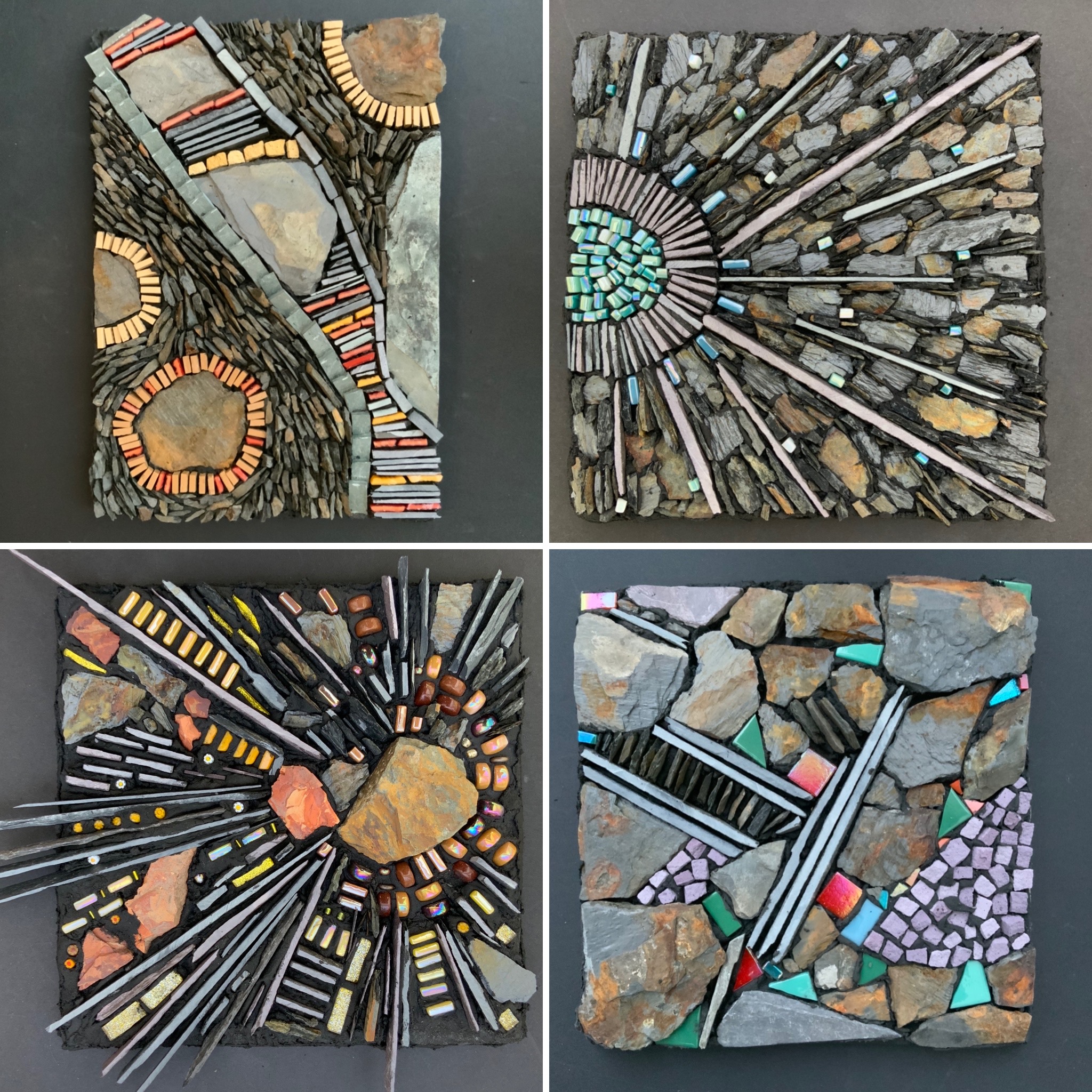 Oneday Slate Mosaics with Rachel Davies Craft Scotland