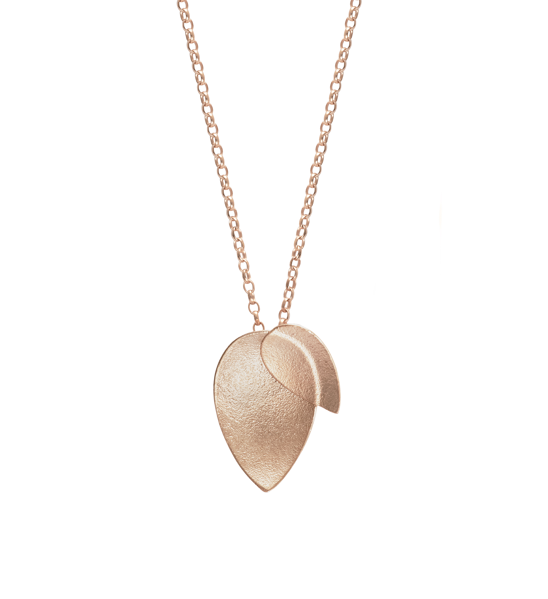 'Rose Fritillaria Petal' pendant