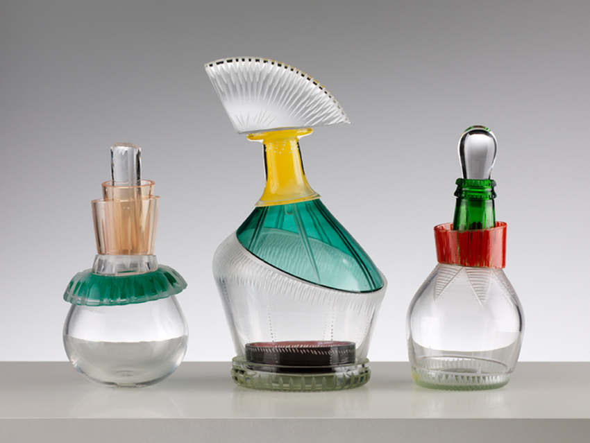 A photograph of three glass objects by maker Juli Bolanos-Durman