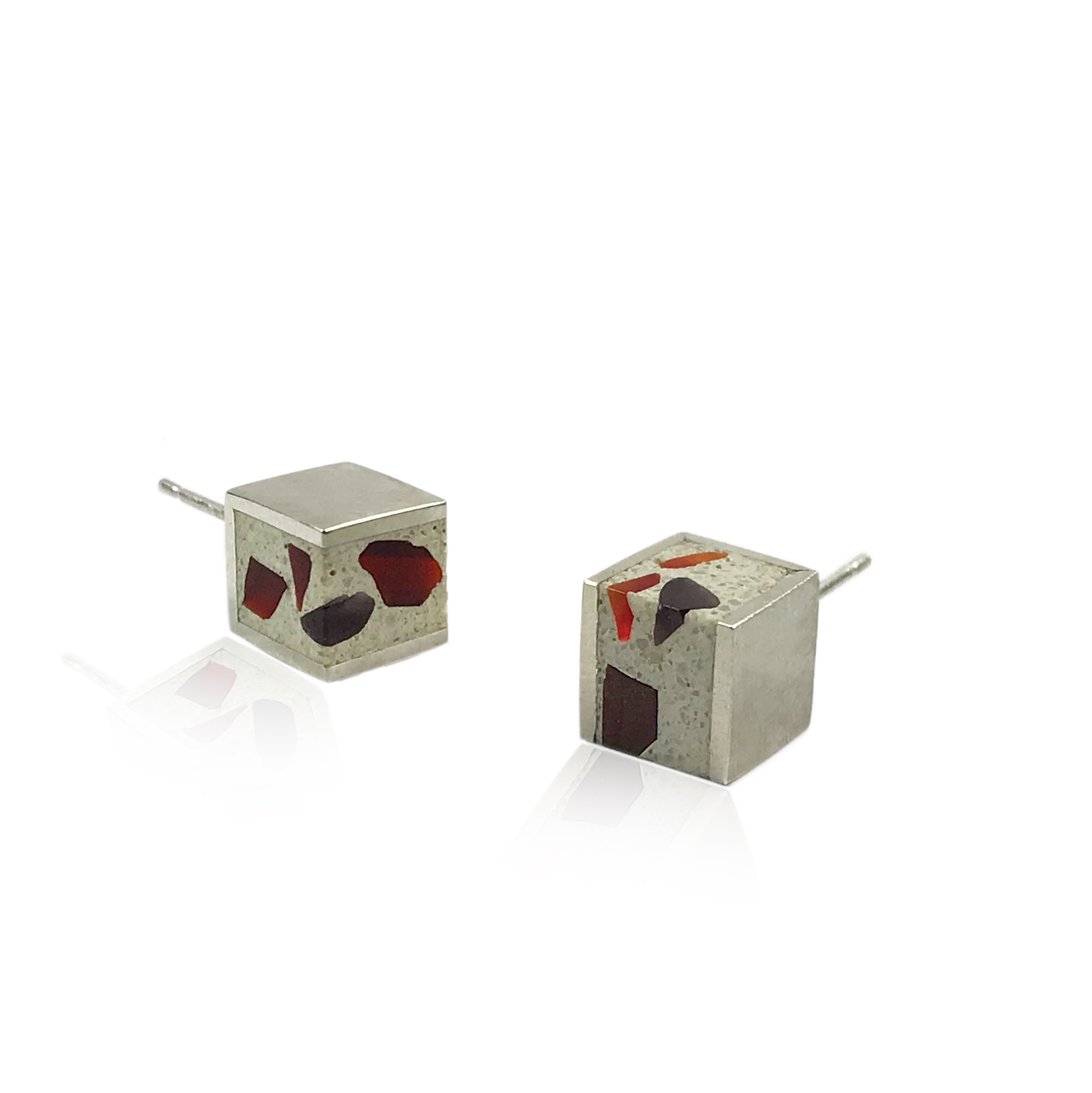 Terrazzo Cubed Earrings