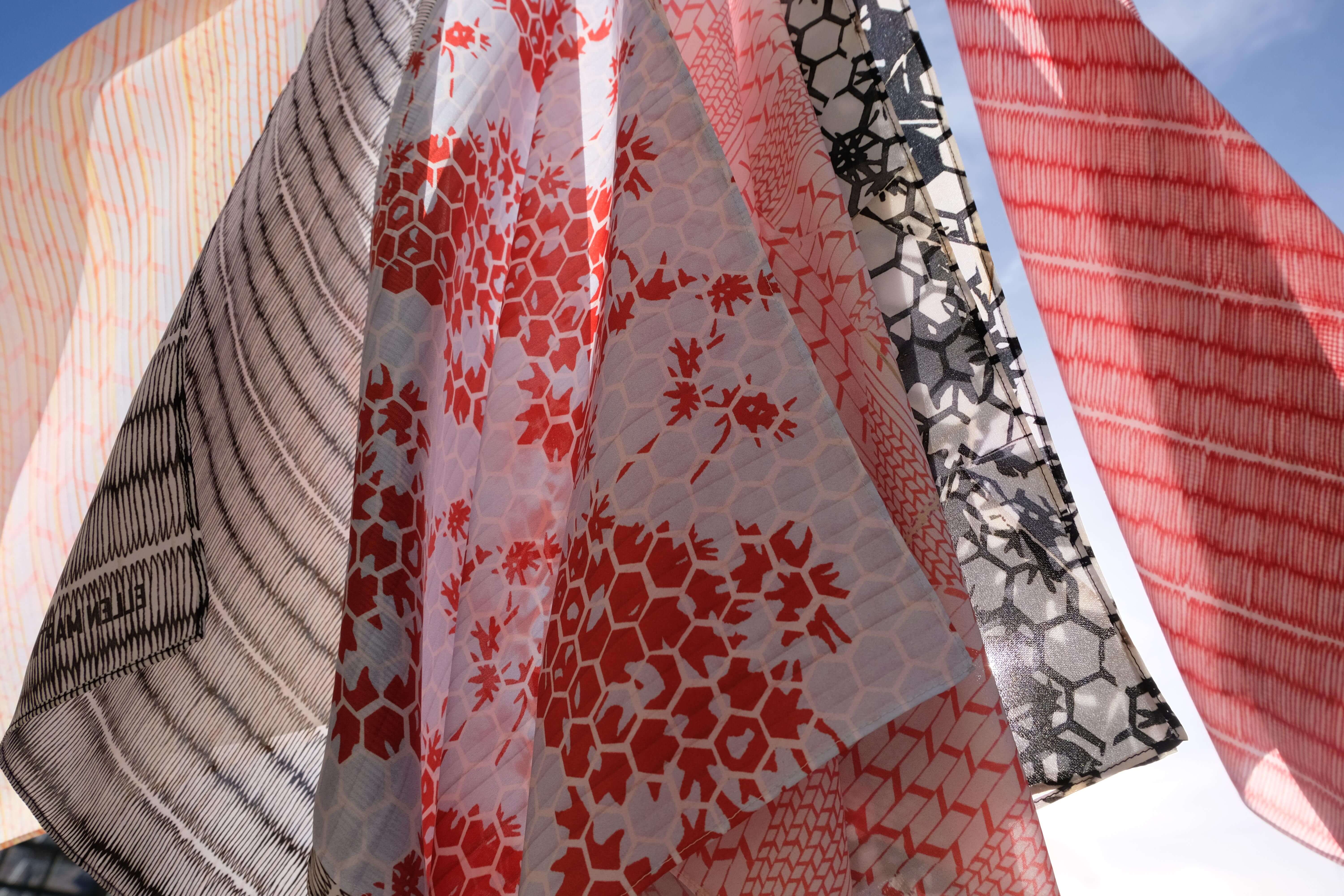 Digitally Printed Silk Scarf Collection