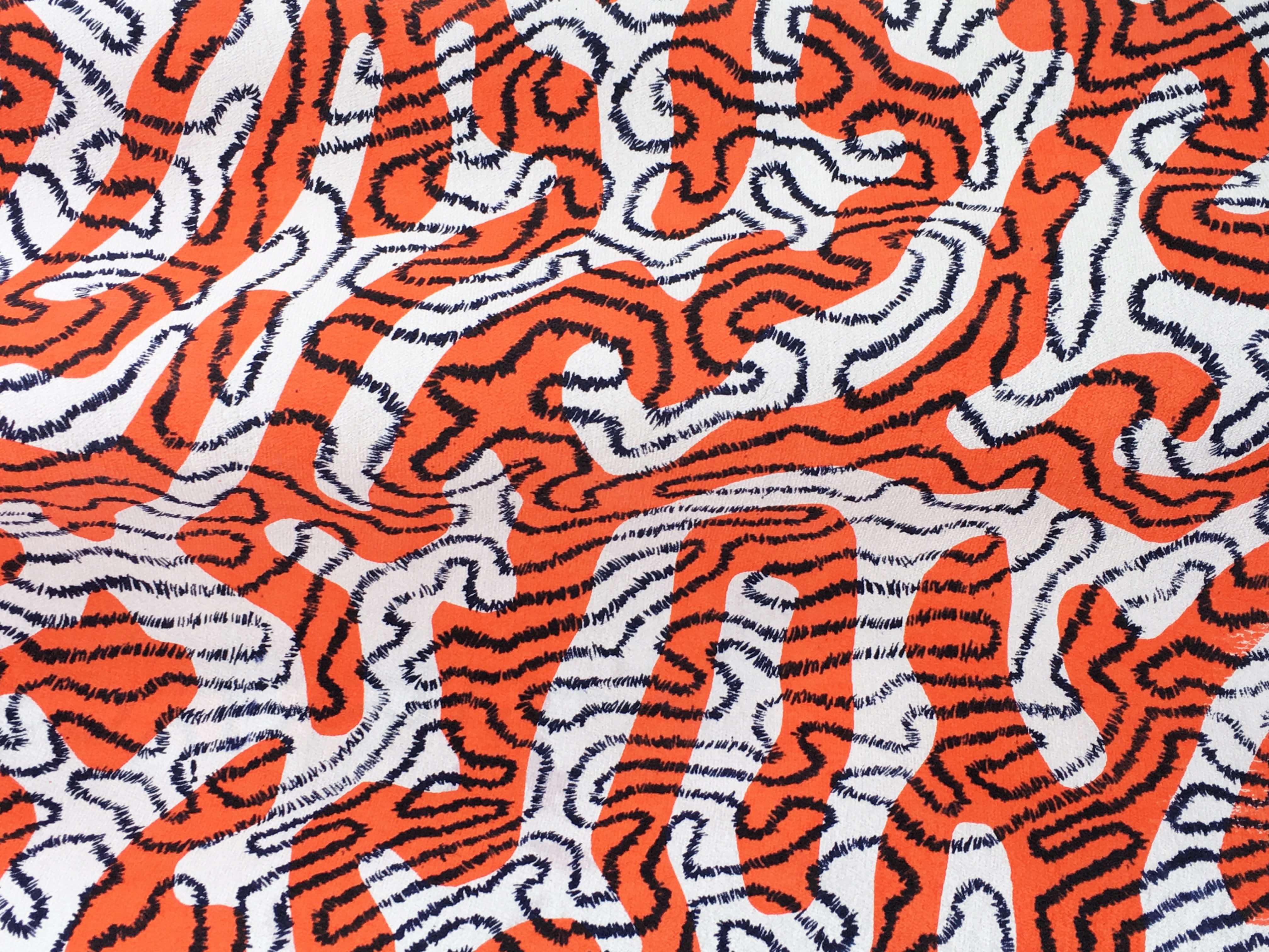 Screen-printed Silk