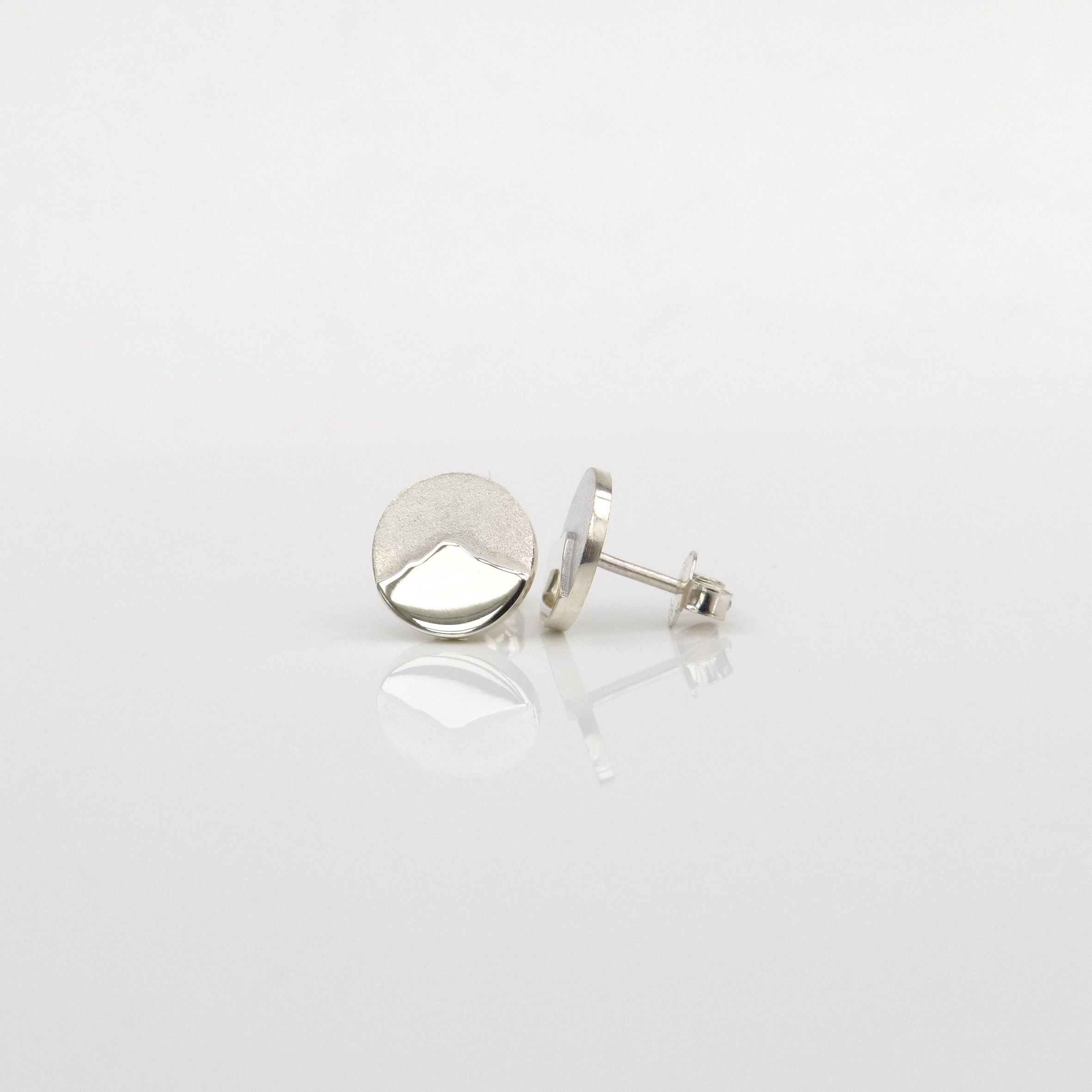 Goatfell satinised earrings