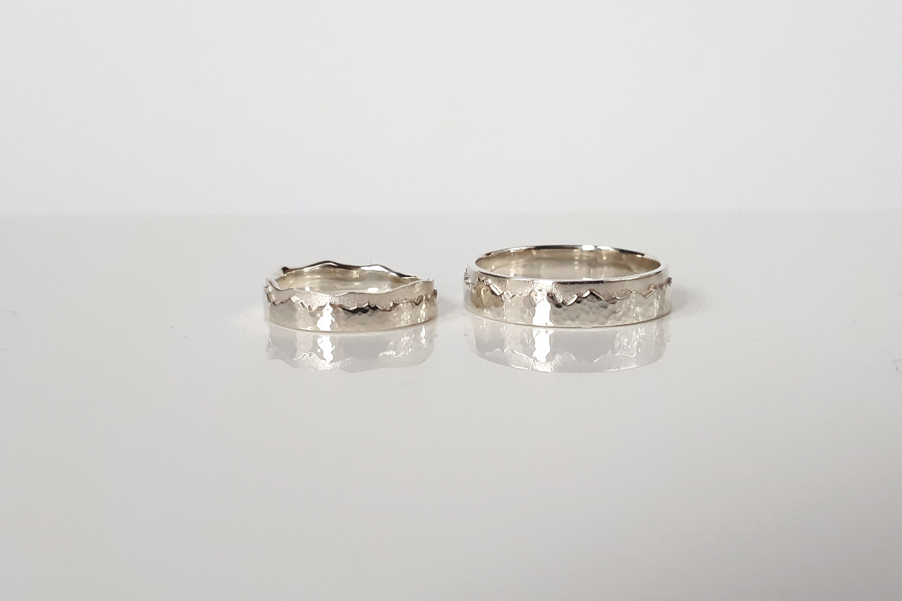 The Alps wedding rings