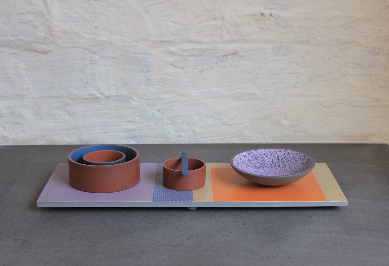 Bowl and cylinder composition 6