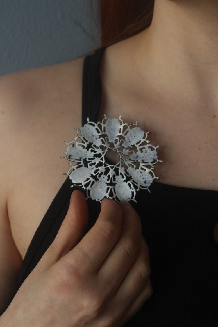Circle of beetles Brooch