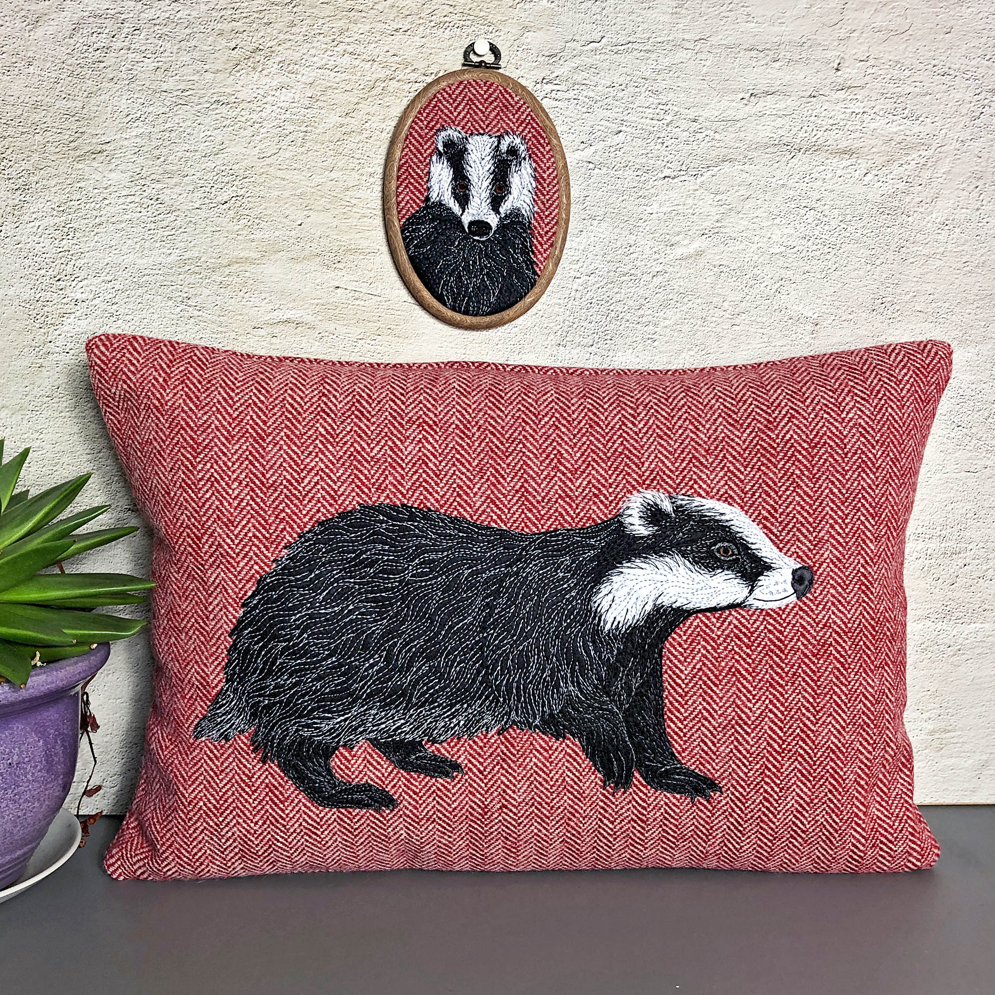 Badger cushion