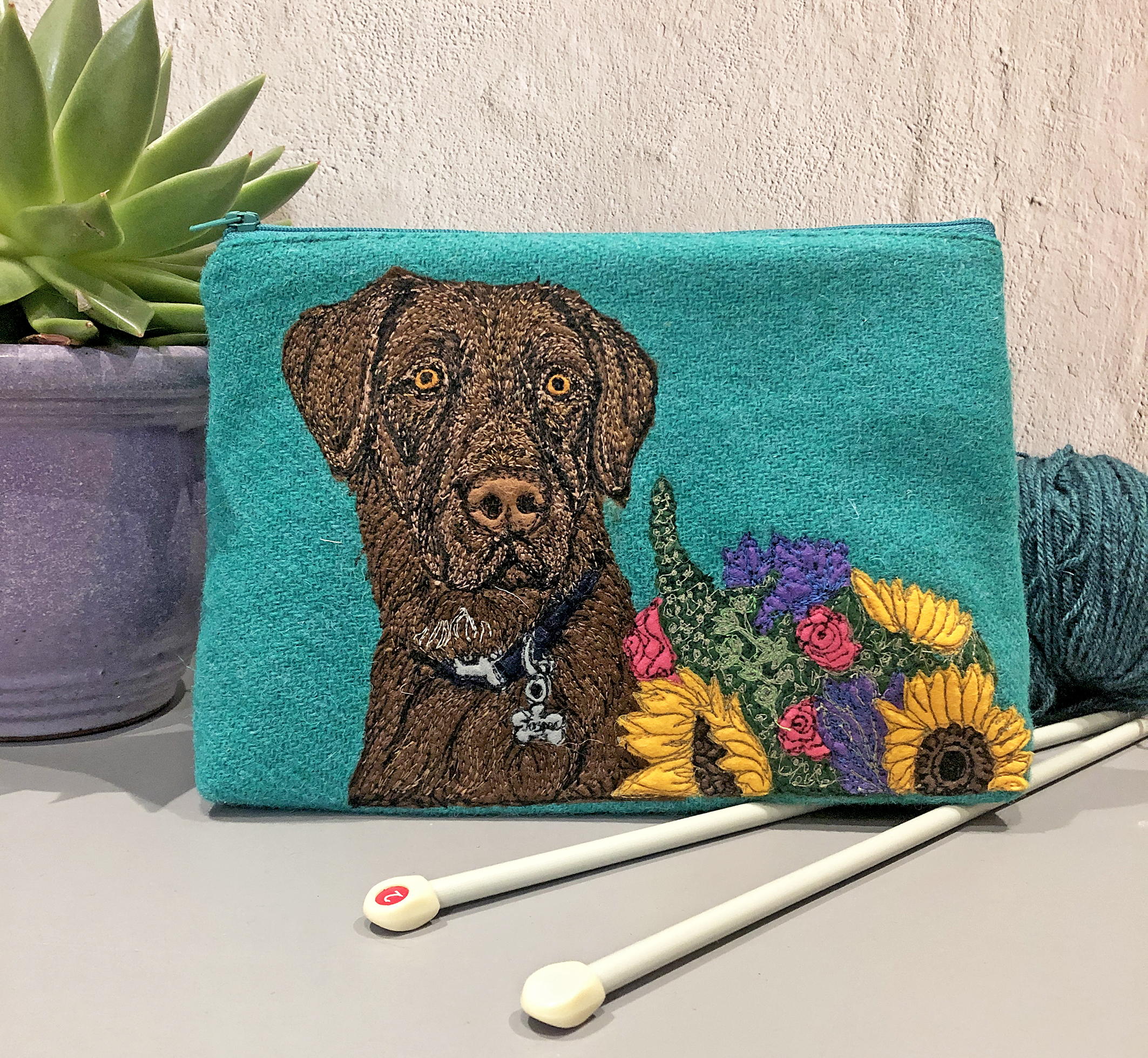 Pet portrait project bag