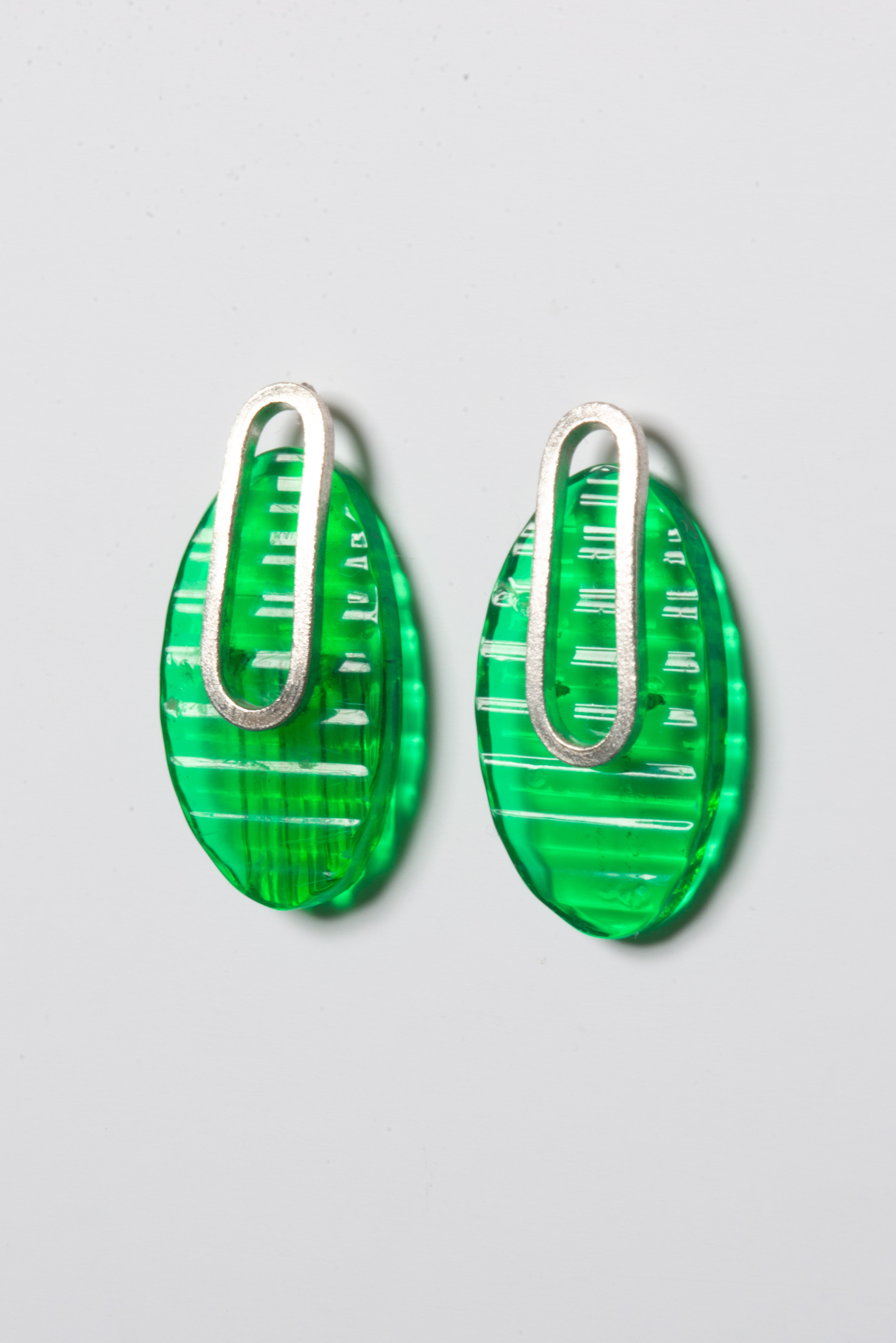Signal Collection: Oval Stud Earrings