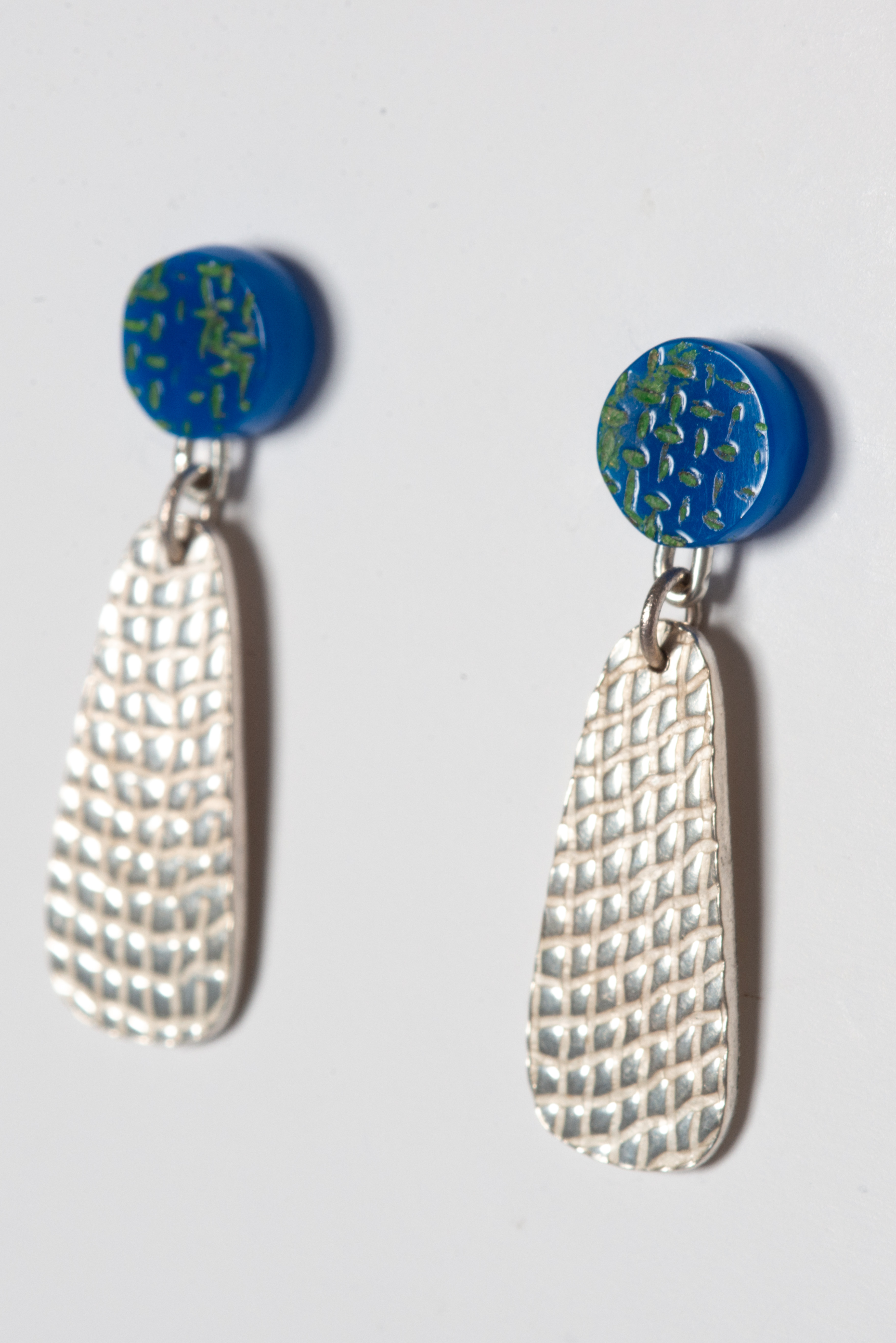 Signal Collection: Silver Drop Earrings