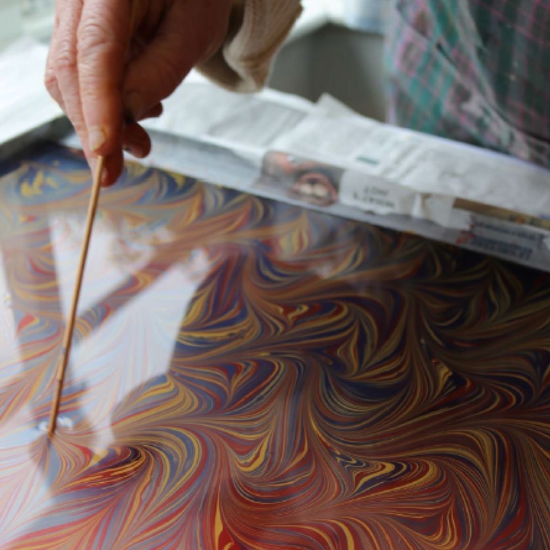 Traditional Paper Marbling Image #3