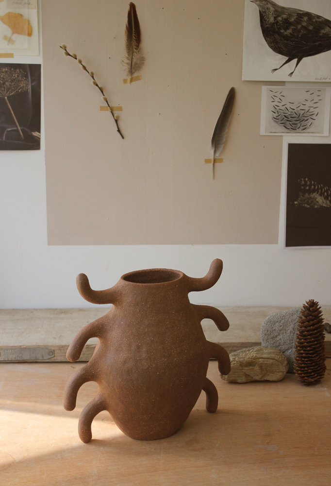 Chafer Beetle Vase