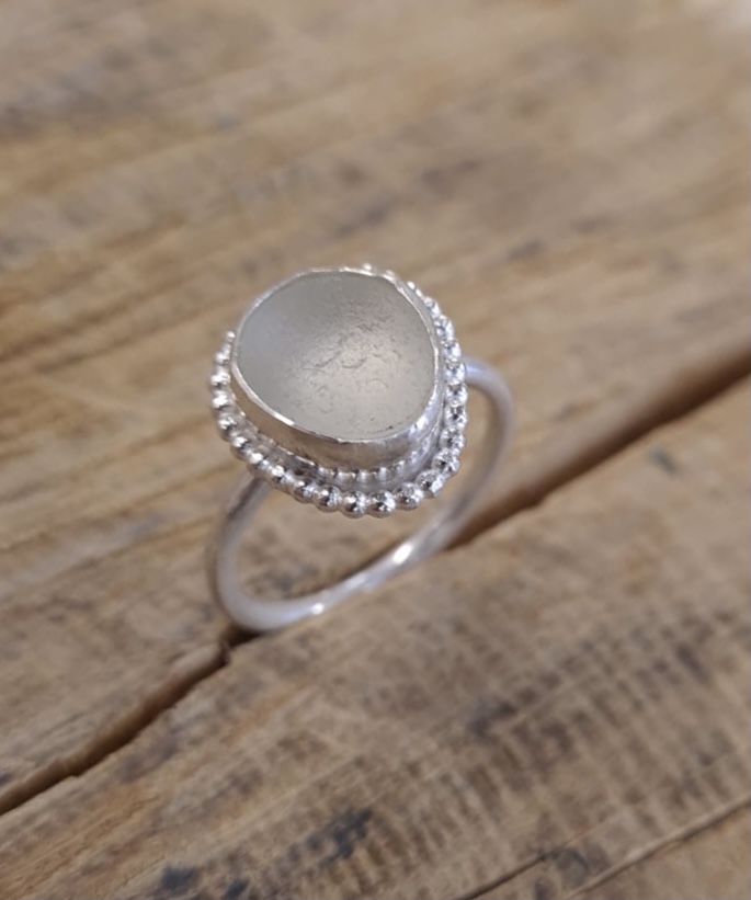 Silver Sea Glass Ring Workshop