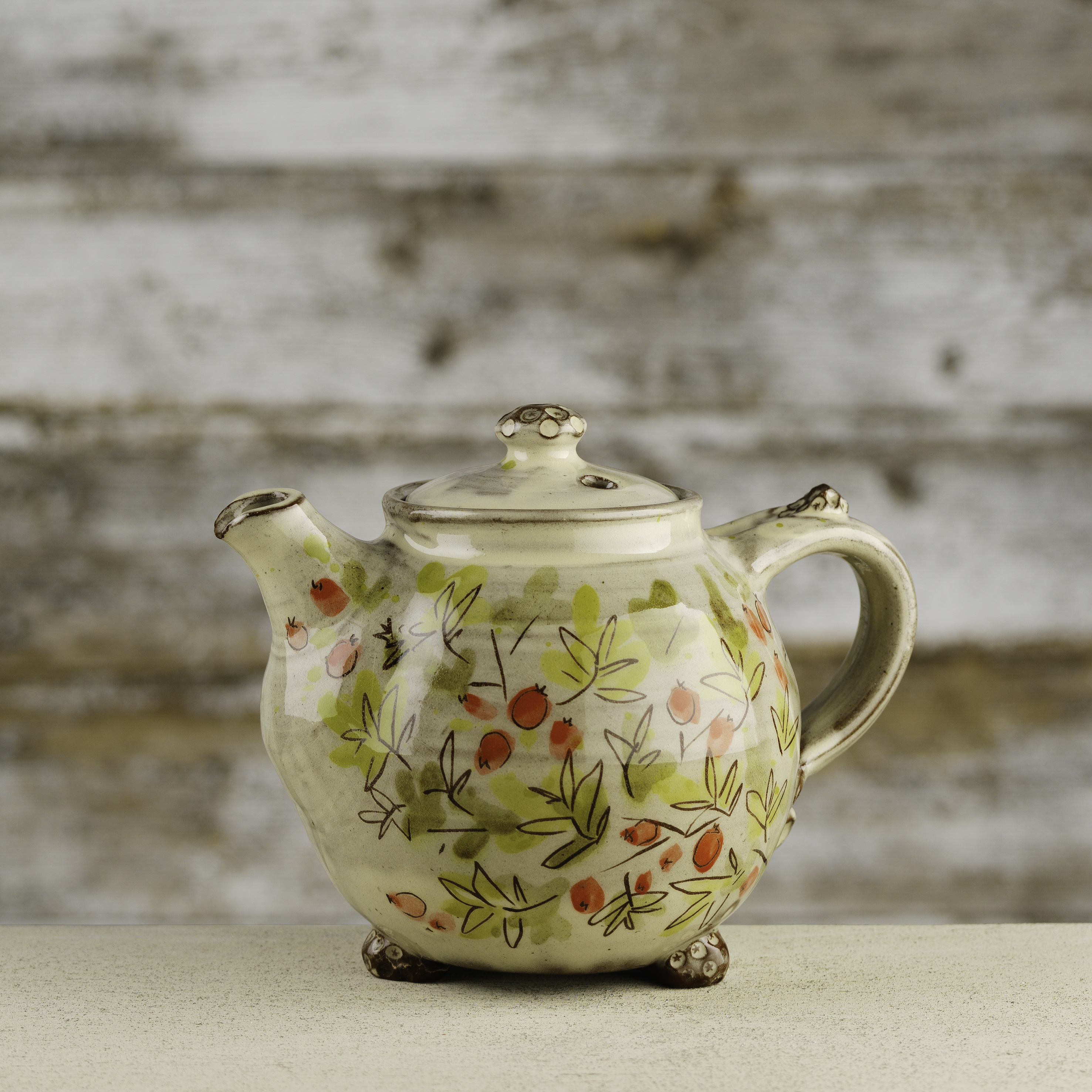 Hawthorn berry teapot