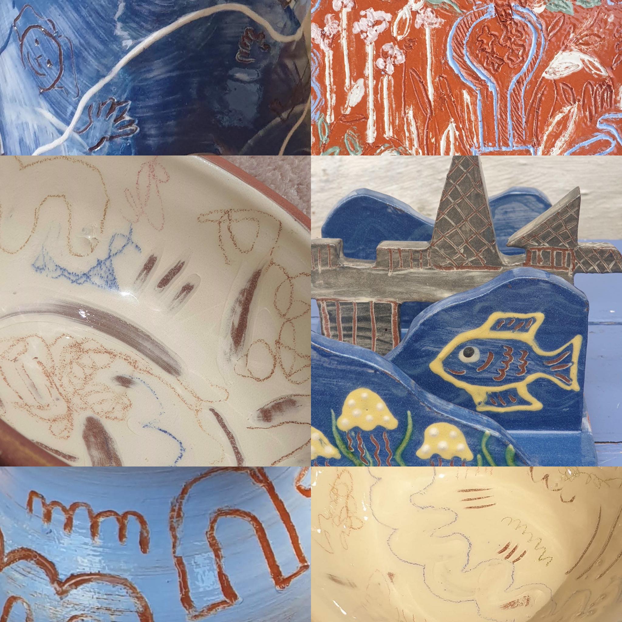 Ceramics Class: Slip Decorated Coasters with Rachel Corr