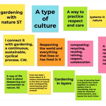 Introduction to Permaculture for Creatives and Artists