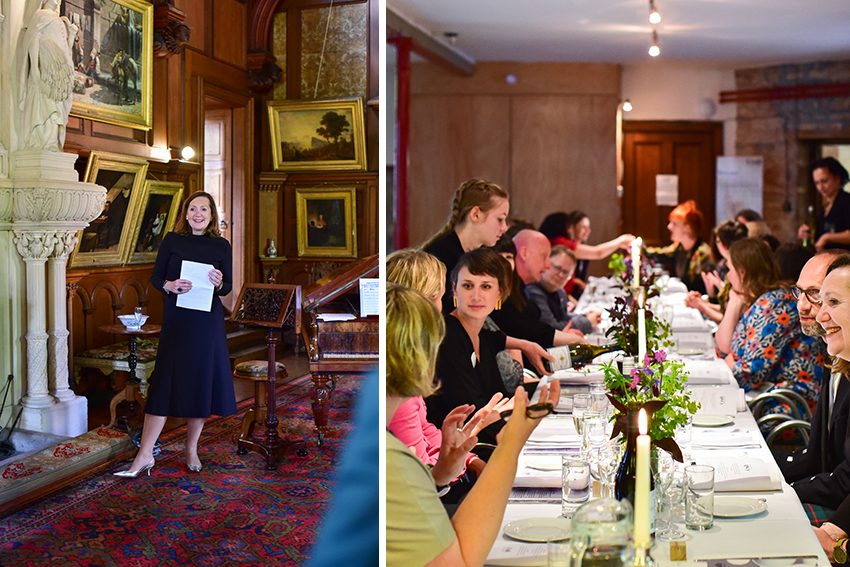 Catherine Holden and guests at the COMPASS Dinner 2019