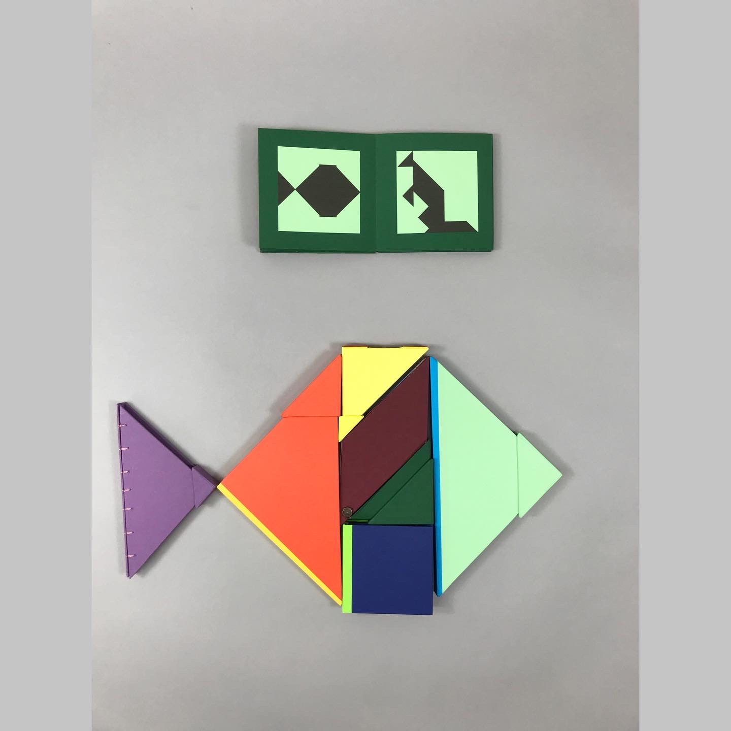 Tangram of Books (Fish)