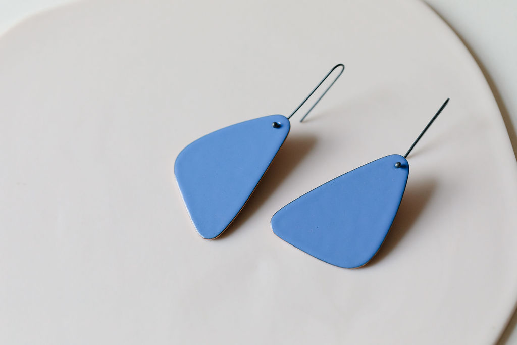 Populuxe Earrings - Lapis Blue