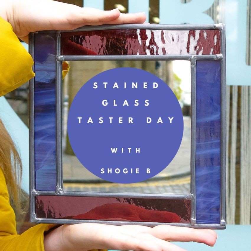 Stained glass taster day with Shogie B