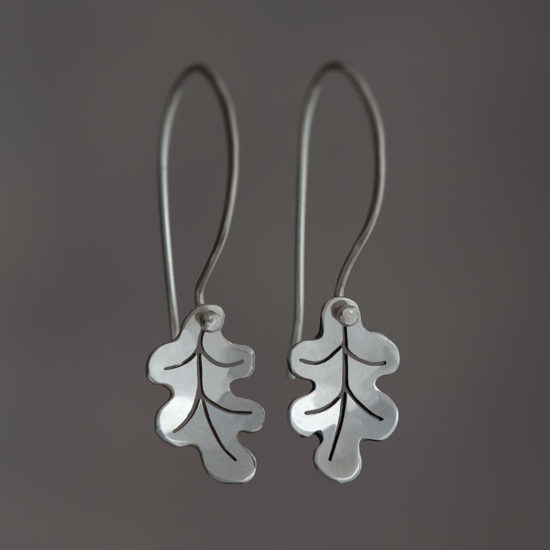 Woodland Collection - Oak Leaf Earrings