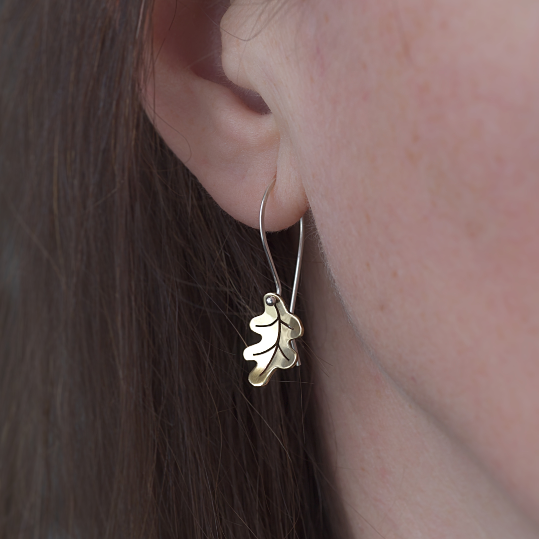 Woodland Collection - Oak Leaf Earrings